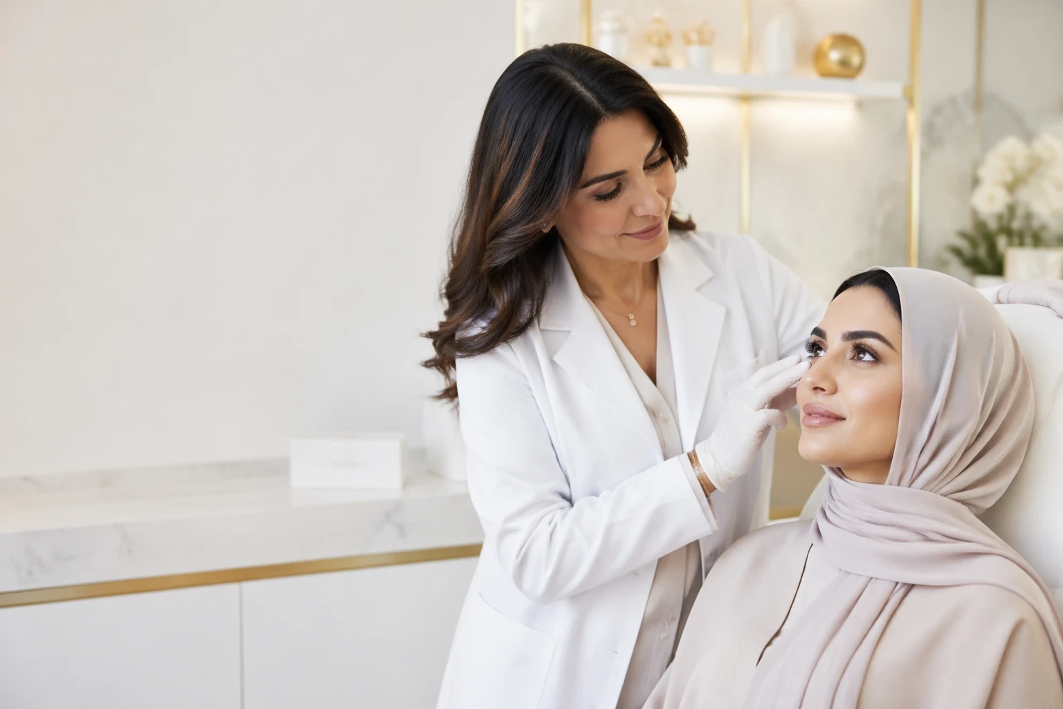 تزریق فیلر زیر چشم و شقیقه